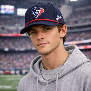 Houston Texans New Era Snapback Hat Andre Johnson #7 NFL Y2K Retro Streetwear